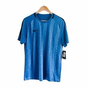Nike Dri-Fit Blue Men's Short Sleeve Shirt